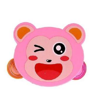 Imagem de Pandeiro Infantil Carinhas Alegres - KOPECK, Pink