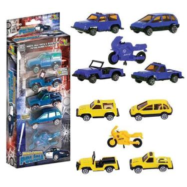 Imagem de Kit Com 5 Carrinhos Combate Coloridos Carros De Brinquedo - ArtBrink