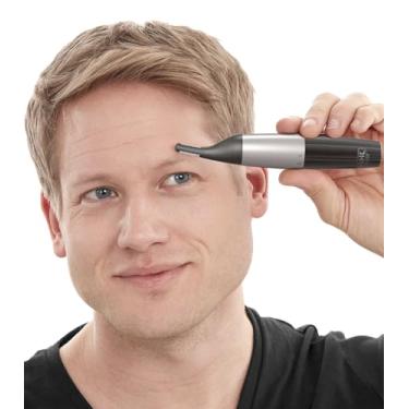 Imagem de Aparador P/Pelos Wahl Vertical Trimmer Pilha AA Aparador Para Nariz, Orelha E Detalhes, Corte Preciso, Design Compacto, Fácil De Usar, Ideal Para Higiene Pessoal Masculina E Feminina Diário - Wahl