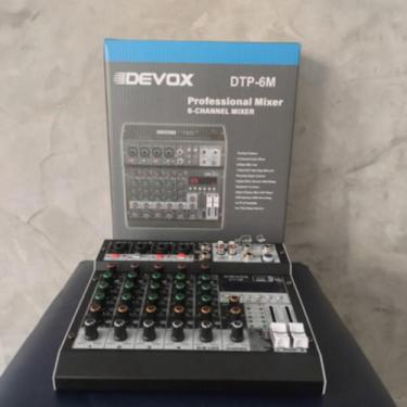 Imagem de Mesa de som devox dtp-6m professional mixer 6-channel mixer