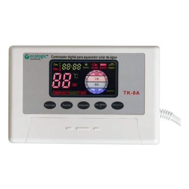 Imagem de Controlador de Temperatura TK-8A Ecologic p/ Aquecedor Solar Acoplado