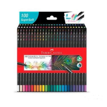 Imagem de Lápis de Cor EcoLápis SuperSoft 100 Cores Faber Castell - Faber-Castel
