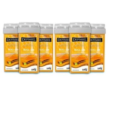 Imagem de Kit c/6 Cera Roll-On Classica Depimiel 100g