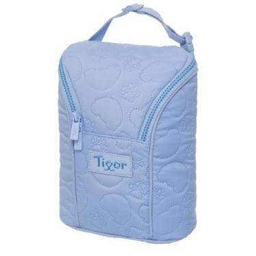 Imagem de Bolsa Térmica Porta Mamadeira Tigor T. Tigre Puff Menino, Azul