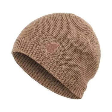 Imagem de Gorros De Inverno Unissex De Tricô Quentes E Grossos De Veludo Para Es