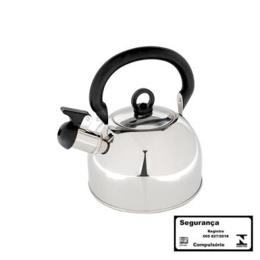 Imagem de Chaleira Aço Inox 2 Litros Delizie - MOR