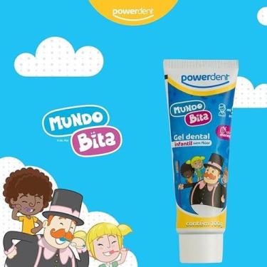 Imagem de Gel Dental Infantil Mundo Bita Sabor Morango 100g - powerdent