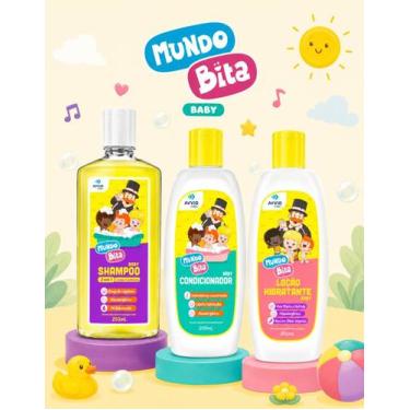 Imagem de Kit Baby Mundo Bita AVVIO Pharma Shampoo 2 em 1 250ml + Condicionador 