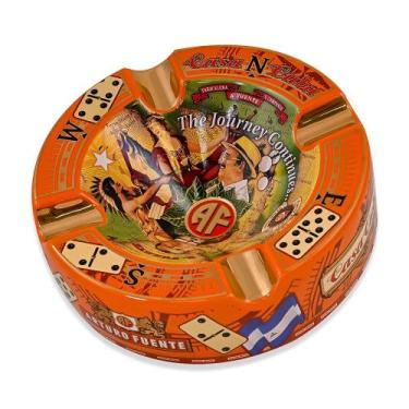 Imagem de Cinzeiro Arturo Fuente Hands Of Time Casa Cuba Laranja