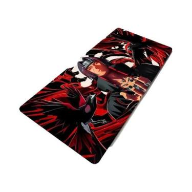 Imagem de Mouse Pad Gamer XXL Preto Uchiha Itachi Madara Naruto Uzumaki, Tapete 