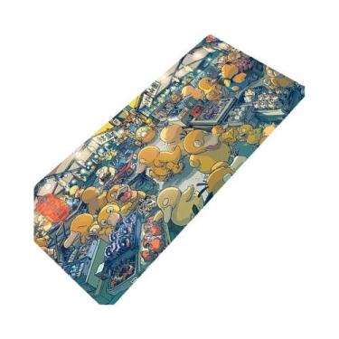Imagem de Mouse Pad Gamer XXL Anime Psyduck Pokémon De Borracha Para Teclado E N