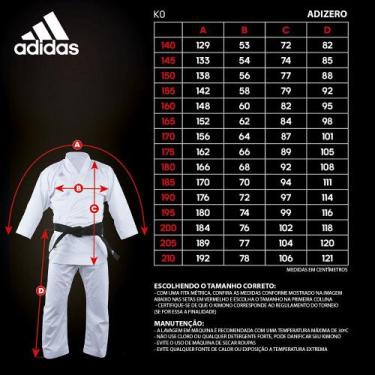 Imagem de Kimono Karatê Adidas Adizero K0 Branco WKF Aprroved, 175