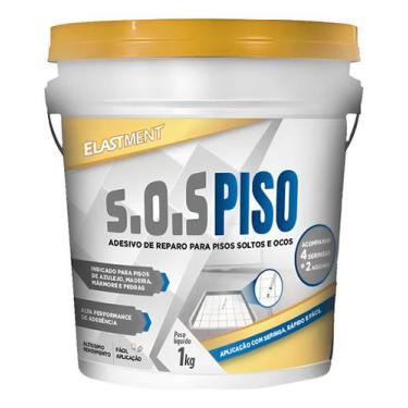 Imagem de Adesivo De Reparo Para Pisos Elastment SOS Piso 1kg Cor Incolor