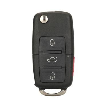 Imagem de Chave Remota Flip De 3 Botões Para Carros VW Passat Polo Golf Beetle S