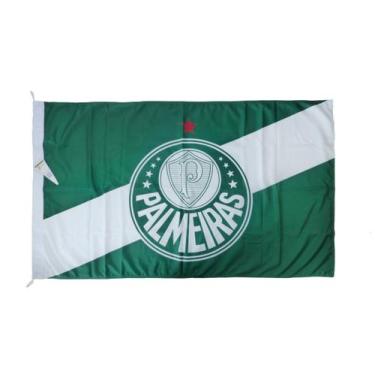Imagem de Bandeira Palmeiras FAN Licenciada 1 face 77x128cm JC Bandeiras - JC Fl