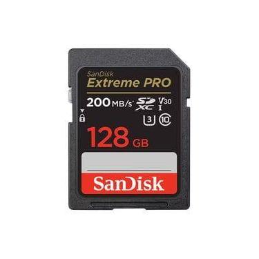 Imagem de Cartão de Memória SD SanDisk Extreme Pro 128GB 200MBs - SDSDXXD-128G-G