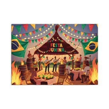 Imagem de Banner De Decoração Para Festa E Festival De Junho No Brasil, Com Tema