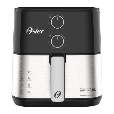 Imagem de Fritadeira sem Óleo Air Fryer Oster OFRT520-220 4,6L 1500W com Timer Digital e Revestimento Antiaderente Inox 220V