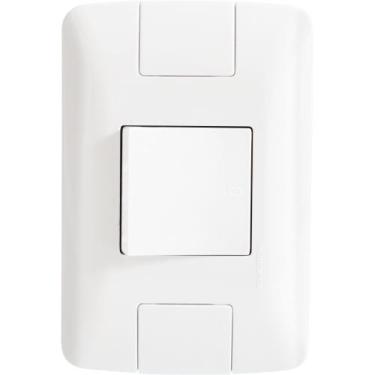 Imagem de Conjunto 4x2 com 1 Interruptor Bipolar Simples Tramontina Aria 25 A 25