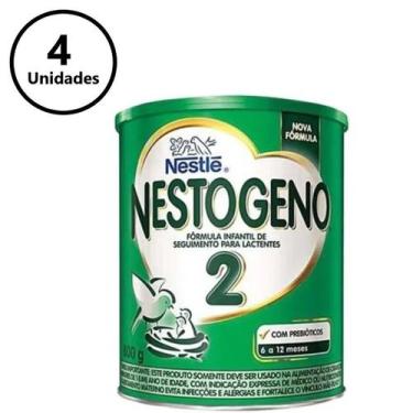 Imagem de Fórmula Infantil Nestogeno 2 400G (Cx C/04) - Nestlé - Nestle