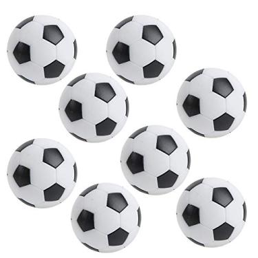 Mini bolas de futebol, 2 peças, resina branca bolas, para jogos indoor, download  grátis