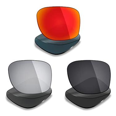 Imagem de 3 pares de lentes polarizadas de substituição Mryok para óculos de sol Oakley Scalpel – Opções
