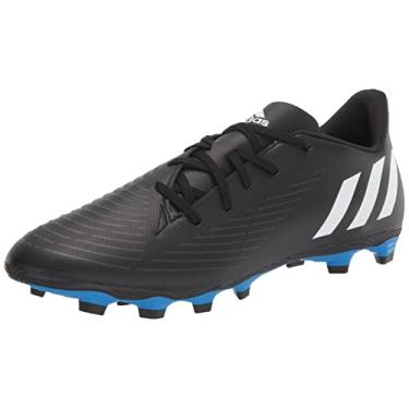 Imagem de adidas Predator 20.4 Tênis de futebol masculino flexível, Preto/branco/vermelho vívido, 33 BR