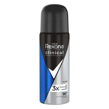 Imagem de Desodorante Rexona Men Clinical Clean Aerosol Antitranspirante 96h 55ml