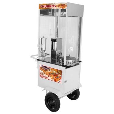 Imagem de Carrinho de Churros Econômico com Rodas Pneumáticas