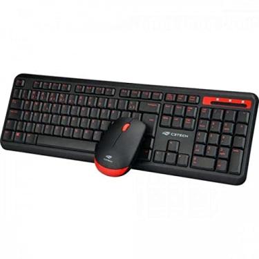 Imagem de C3Tech Combo Teclado e Mouse sem fio Preto K-W100BK - Layout ABNT2 Multimídia, Anti Respingo, teclas de atalho multimidia oferece alto desempenho e durabilidade, MacOS, Linux, PC
