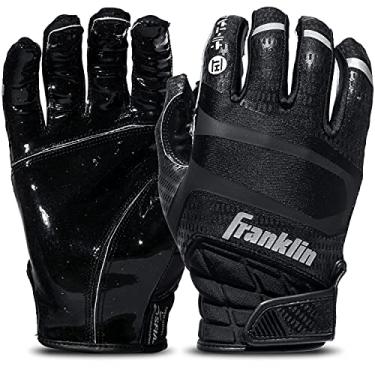 Imagem de Franklin Sports Hi-Tack Premium Football Receiver Gloves - Black - Adult X-Large