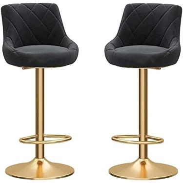 Imagem de Bsillas Cocina de Barra Altas Bancos Taburete Bar Isla Banco De Bar Banquinho De Restaurante Para Café Da Manhã, Cadeira Para Refeição Familiar Varanda Banquinho De Bar, Elevador Mecânico