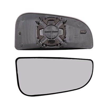 Imagem de GSRECY Para Dodge Ram 1500 2500 3500 2010-2020 vidro retrovisor do lado do passageiro, vidro inferior do espelho de reboque com suporte (direito)