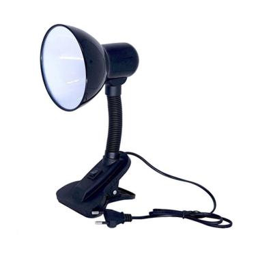 Imagem de 10 Luminaria Mesa Garra Presilha Articulavel Bivolt Abajur