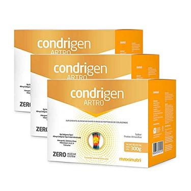 Imagem de 3 Condrigen Artro Colágeno Tipo 1 e 2 Sachês Frutas Amarelas