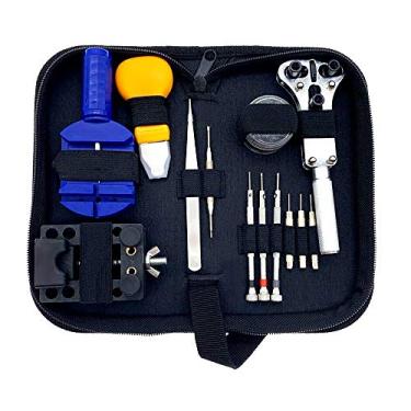 Imagem de Qudai 30 pçs/set kit de ferramentas de reparo do relógio caso abridor removedor chave de fenda barra de primavera pulseira link link pin relógio de pulso conjunto de ferramentas de reparo NP