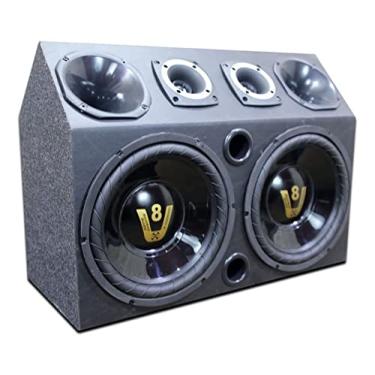 Imagem de Caixa Trio Igrejinha 12 Compet V8 + Modulo Taramps Tl1500