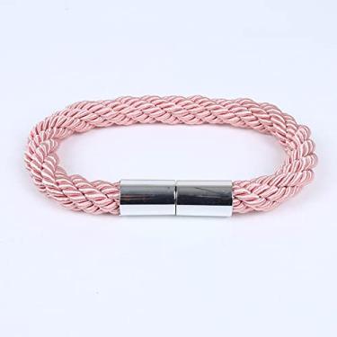 Imagem de Cortinas de cortina de metal criativa sem perfurações, fivela de anel de cortina magnética, acessórios de cinto de corda, T4, 1 Pçs