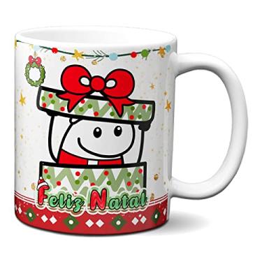Imagem de Caneca Flork de Natal Meu Presente é Ter Você! Feliz Natal (Branca)