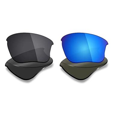 Imagem de 2 pares de lentes polarizadas de substituição da Mryok para óculos de sol Oakley Flak Jacket XLJ – Opções