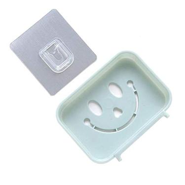 Imagem de Super Poderoso Adesivo Pegajoso Ventosa De Plástico Suporte De Saboneteira Montado Na Parede Para Banheiro Organizador De Suporte De Chuveiro(Vai)