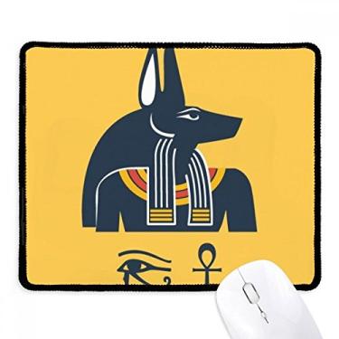 Imagem de Tapete de borracha para jogos com estampa abstrata do antigo Egito