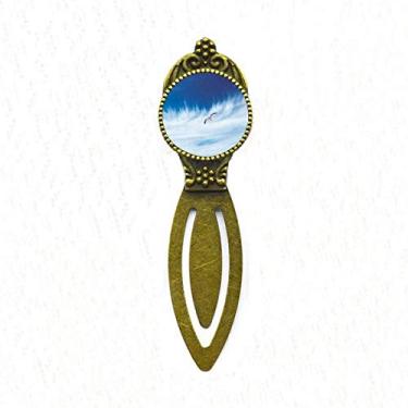 Imagem de Clouds Bird Blue Sky Art Deco Gift Fashion Bookmark Retro Office Label Page Marker
