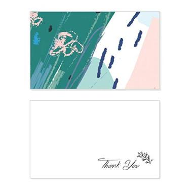 Imagem de Rivers Abstract Plants Art Pattern Cartão de agradecimento aniversário aniversário comemorações casamento agradecimento