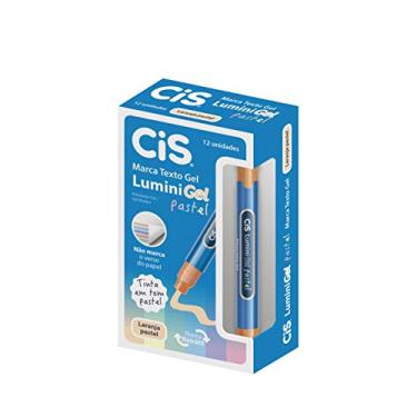 Imagem de Marca-Texto, CIS, LUMINI GEL PASTEL 57.5000, Laranja Pastel