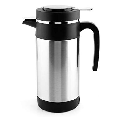 Imagem de Chaleira Elétrica Senyar 1000ML Aço Inoxidável Carro Chaleira Elétrica Chá Tempero Aquecedor de Água Copo 12V