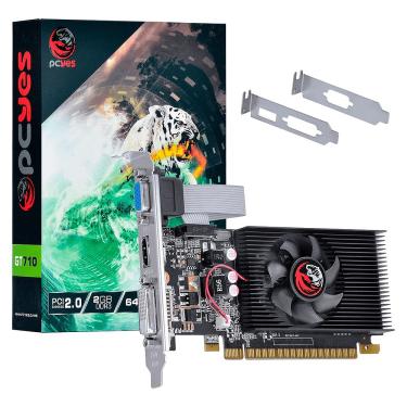 Placa de Vídeo Geforce GT 730 4GB 128 Bits evolut