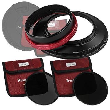 Imagem de WonderPana FreeArc 145 mm ND16 e ND32 Kit compatível com lente de quadro completo Tokina 16-28 mm f/2.8 at-X Pro FX