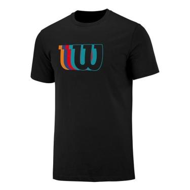 Imagem de Camiseta Wilson W - Preto - P-Unissex
