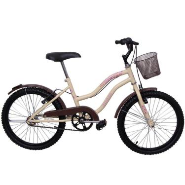 Imagem de Bicicleta para menina Aro 20 Beach cor Bege-Feminino
